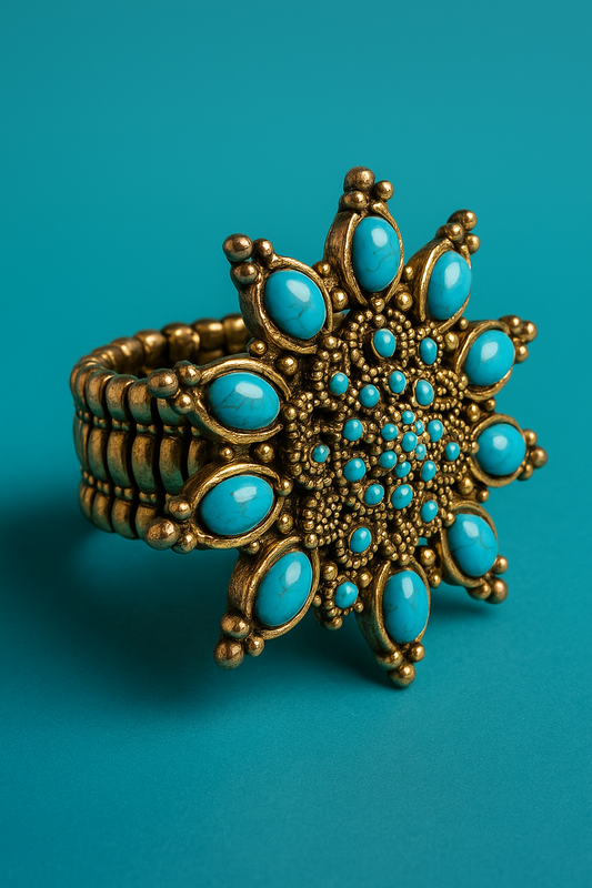 Turquoise Bloom Ring