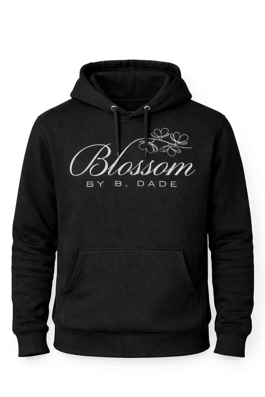 Blossom by B. Dade Classic Embroidered Hoodie – Black