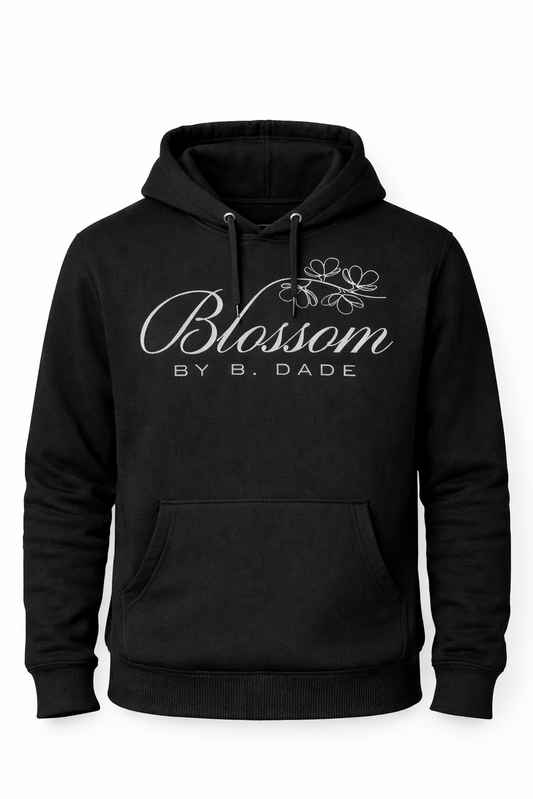 Blossom by B. Dade Classic Embroidered Hoodie – Black