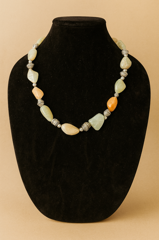 Sun-Kissed Jade Necklace