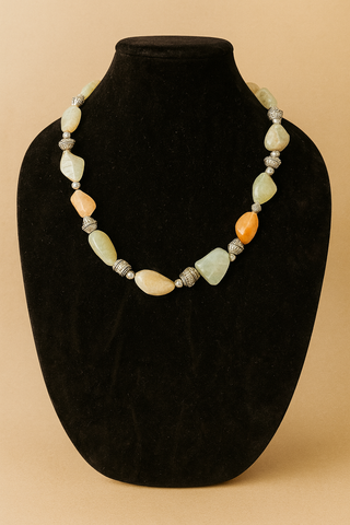 Sun-Kissed Jade Necklace