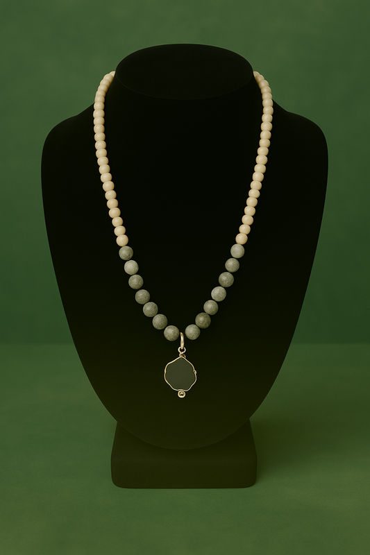 Misty Garden Stone Necklace
