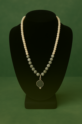 Misty Garden Stone Necklace