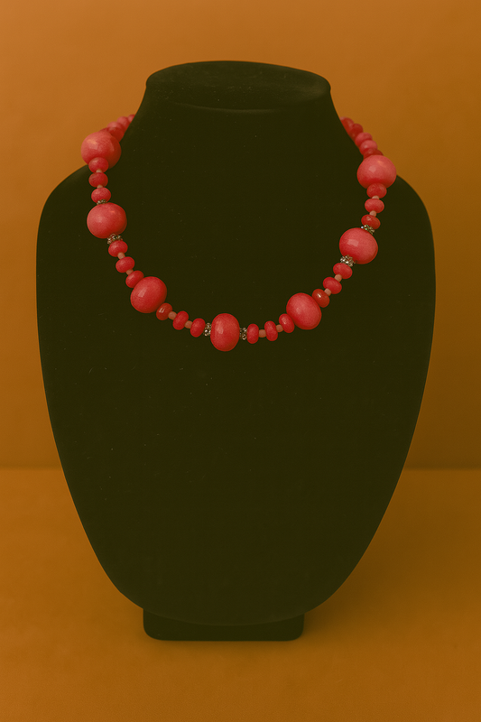 Crimson Bloom Necklace