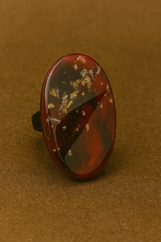 Crimson Gold Ring