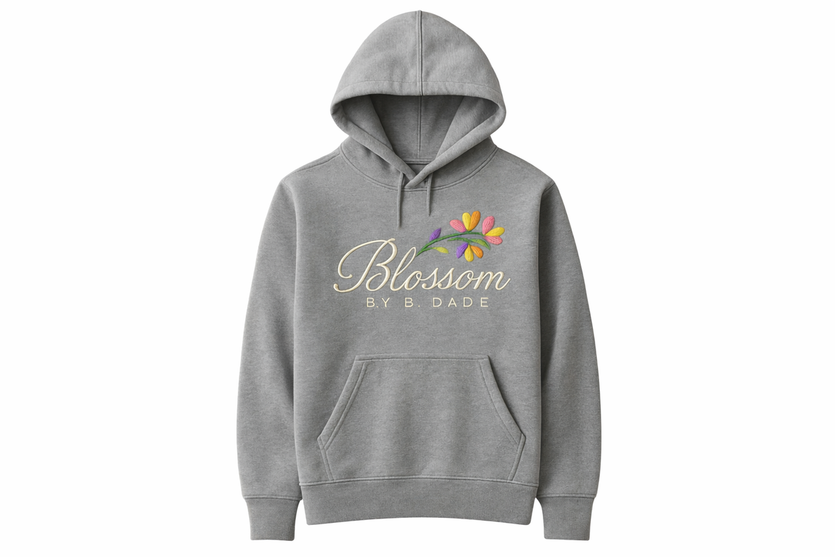 Bloom Collection Hoodie – Gray