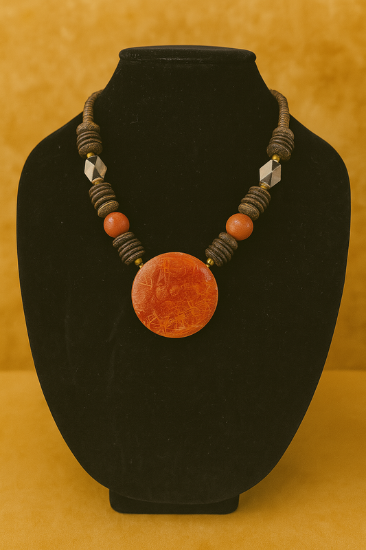 Red Earth Rising Necklace